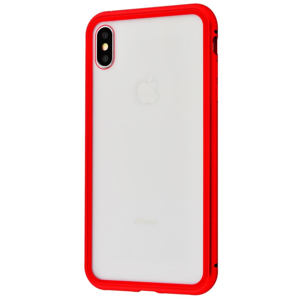 Накладка Magnetic Case- для iPhone X/XS красный-0