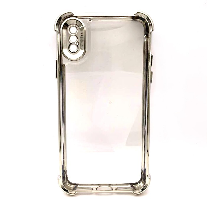 Накладка WXD Electroplated Side Colors для Iphone X/Xs (Срібляста)-0