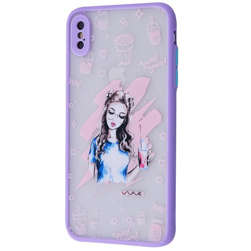 WAVE Cartoon Case  iPhone X/Xs (girly lifestyle)-0