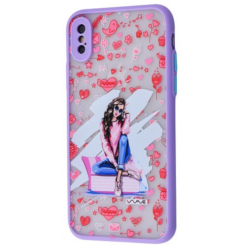 WAVE Cartoon Case  iPhone X/Xs (heart overload)-0