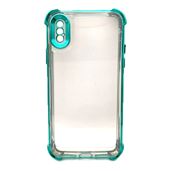 Накладка WXD Electroplated Side Colors для Iphone X/Xs (Зелена)-0