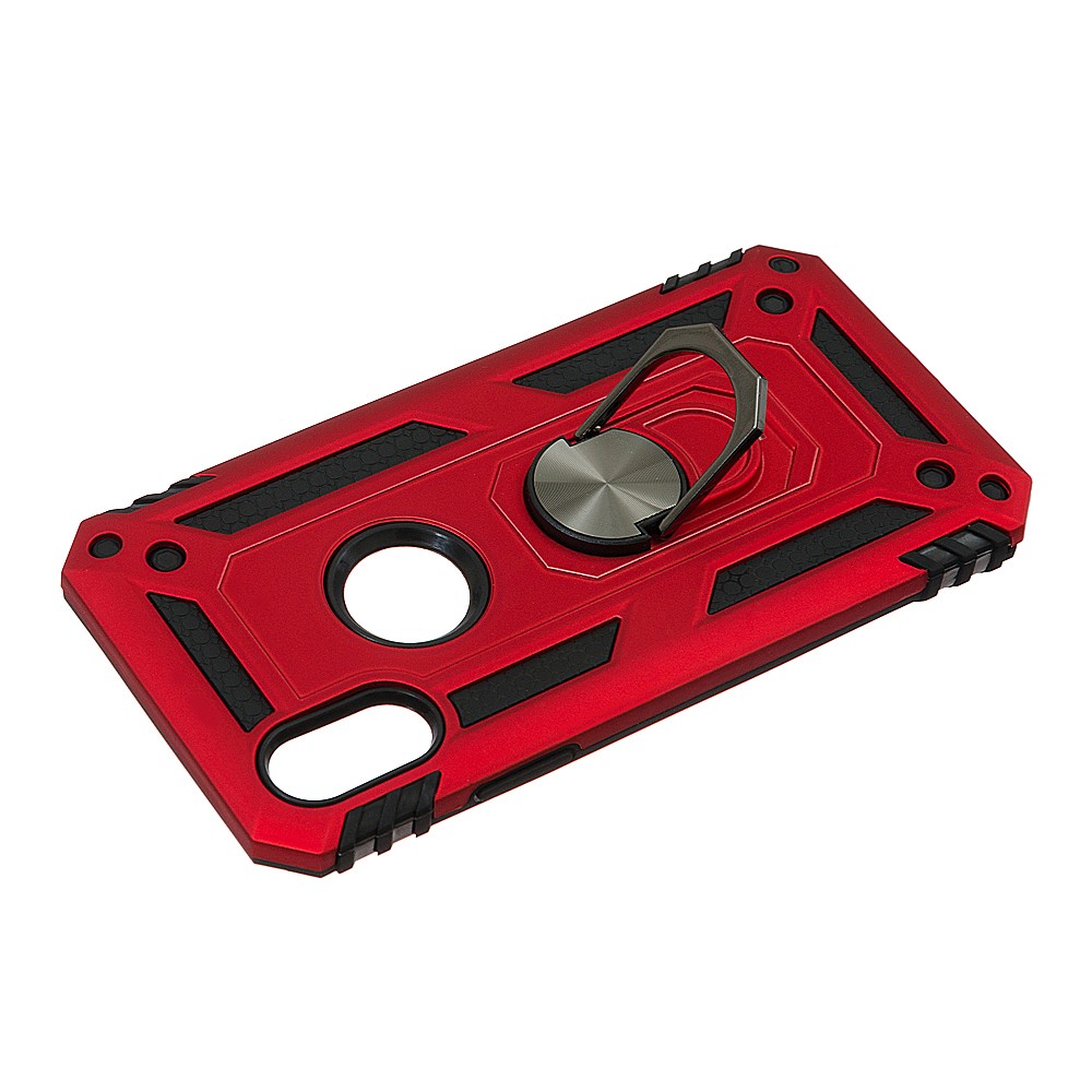 Накладка під магнітний тримач Serge Ring для Iphone X/Xs (Red)-1
