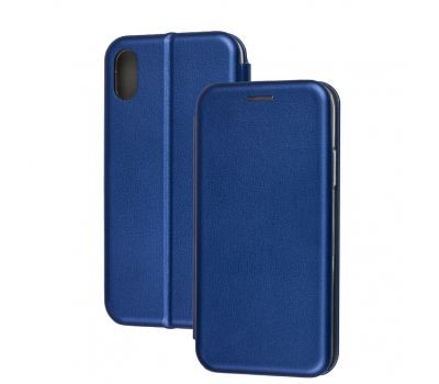 Книжка Premium для IPhone X/Xs синя-1