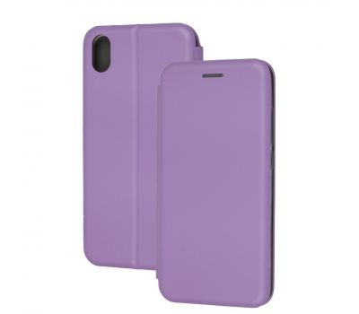 Книжка Premium для IPhone X/Xs світло-бузкова-1