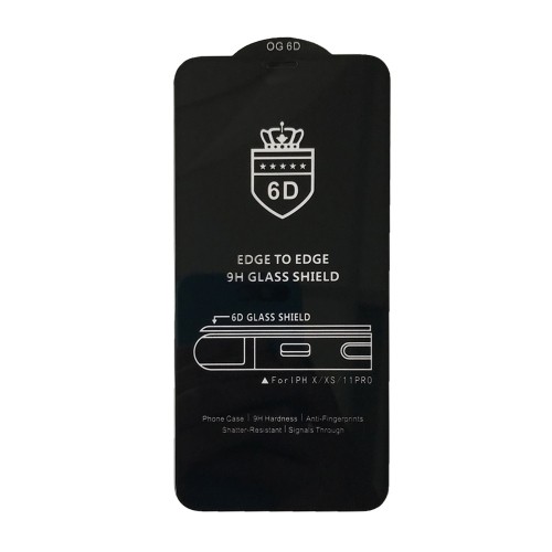 Захисне скло 6D OG Crown для IPhone X/Xs/11 Pro-0