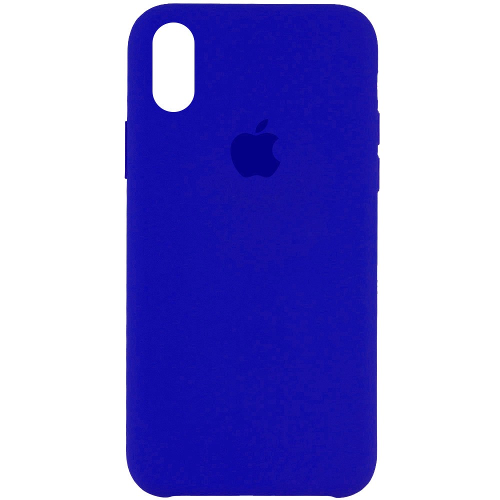 Silicone Case Full Protective (AA) для iPhone X/Xs (5.8") (Elecrtic)-0