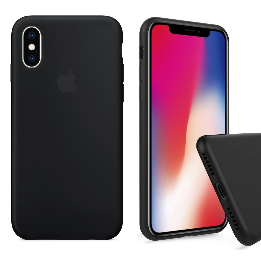 Silicone Case Full Size для iPhone Xr Black (18)-0