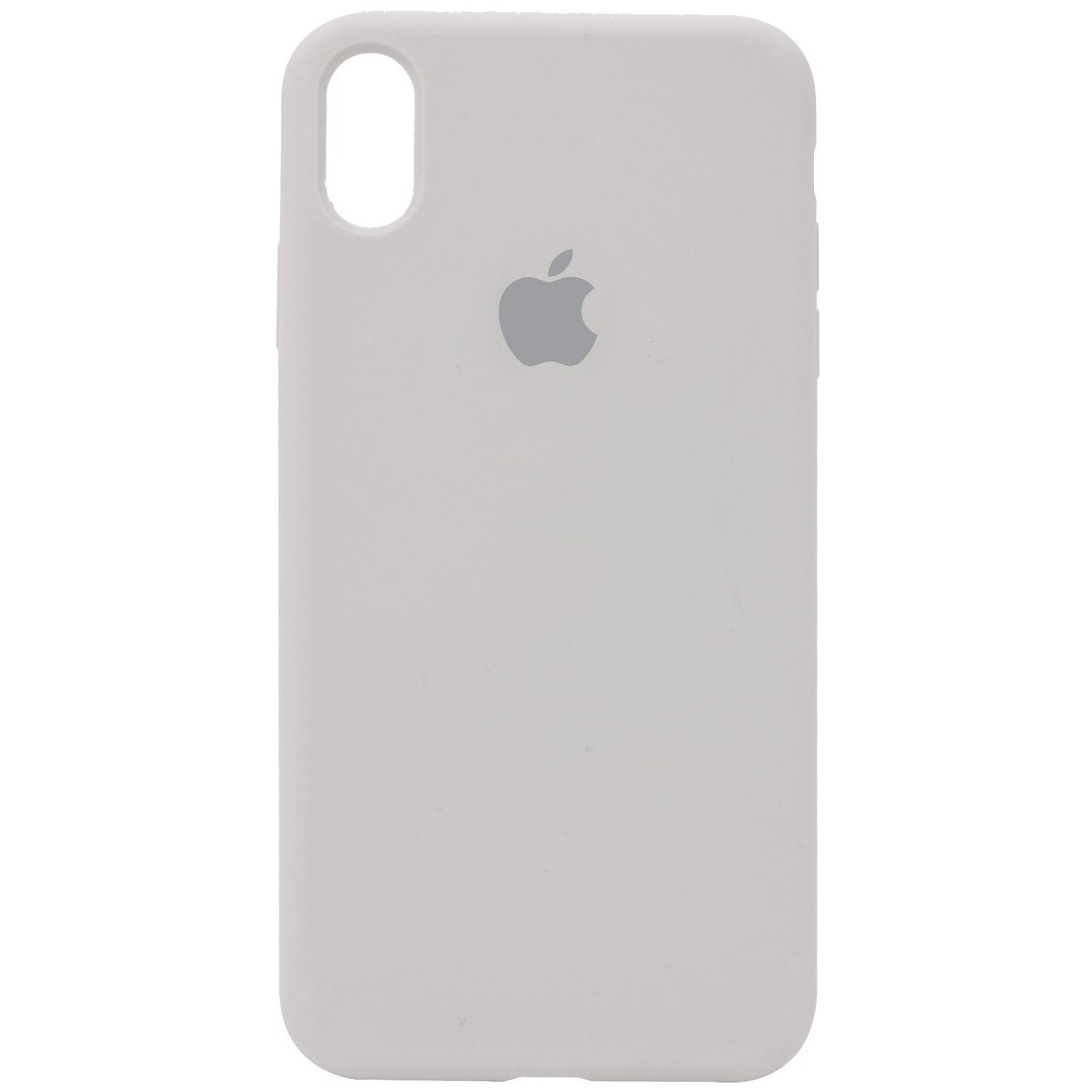 Silicone Case Full Protective (AA) для iPhone X/Xs (Stone)-0
