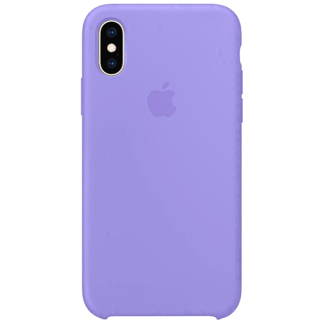 Silicone Case (AA) для iPhone X/XS (5.8") (Dasheen)-0