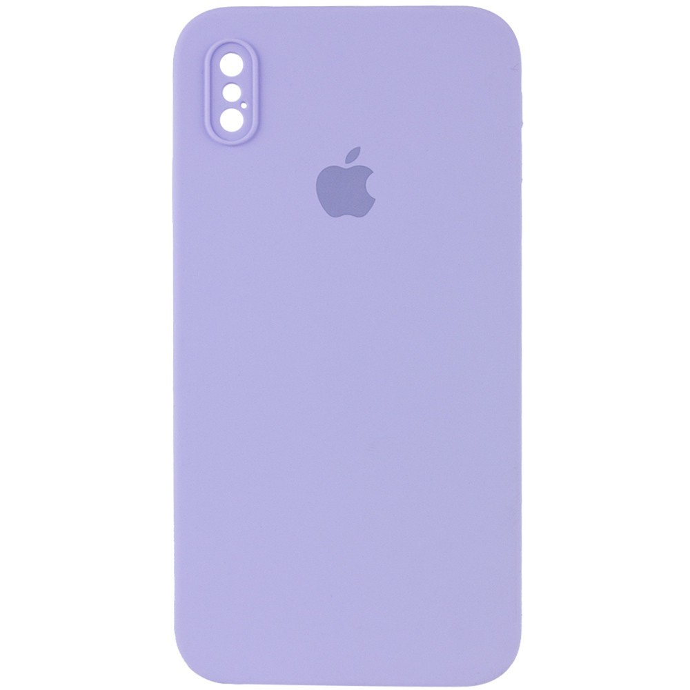 Silicone Case Square Full Camera Protective (AA) для iPhone XS (5.8") (Dasheen)-0