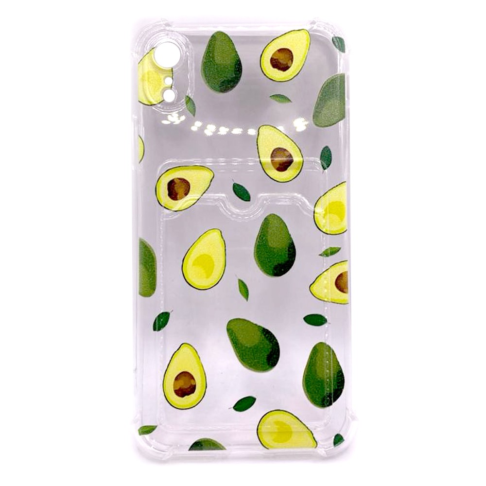 Накладка Space Card Pocket Image для Iphone Xr авокадо-0