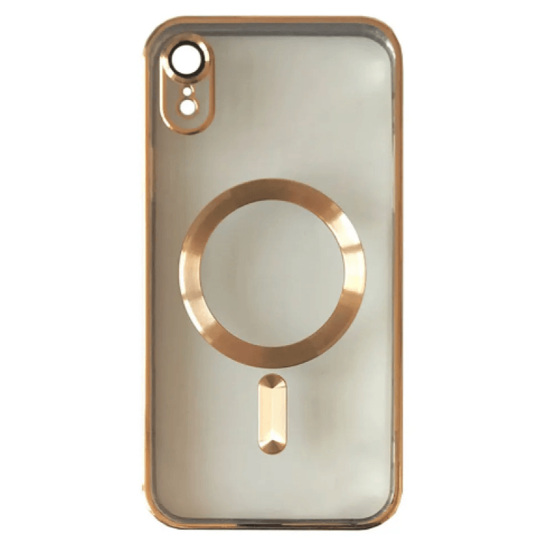 Накладка SHINING Camera MagSafe для iPhone Xr Gold-0