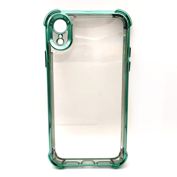 Накладка WXD Electroplated Side Colors для Iphone Xr (Зелена)-0