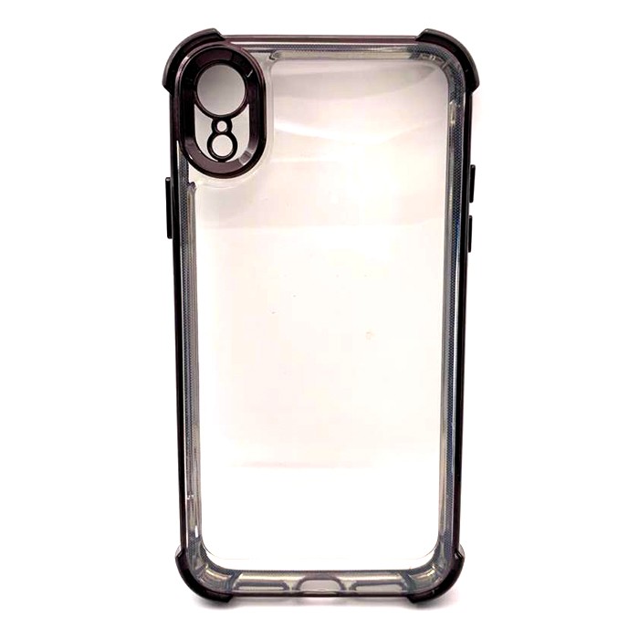 Накладка WXD Electroplated Side Colors для Iphone Xr (Чорна)-0