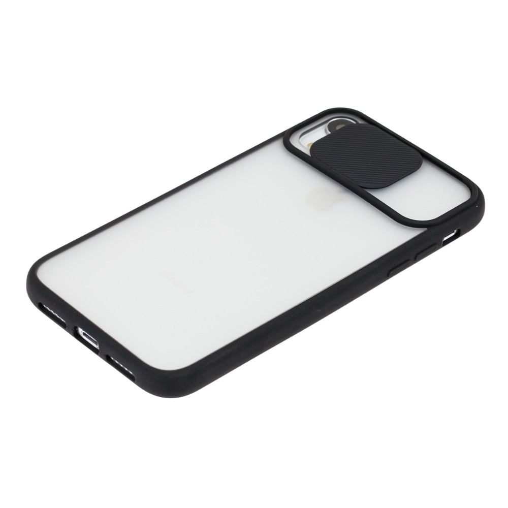 Накладка Camshield mate TPU для IPhone Xr чорна шторка-2