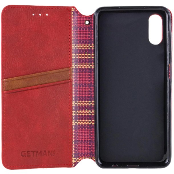 Книжка GETMAN Cubic для iPhone Xr червона-2