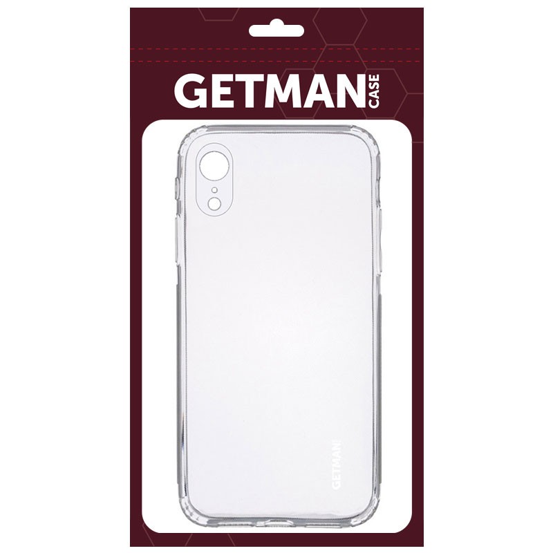 Накладка GETMAN Clear 1,0 mm для  iPhone XR (6.1")  прозора-1