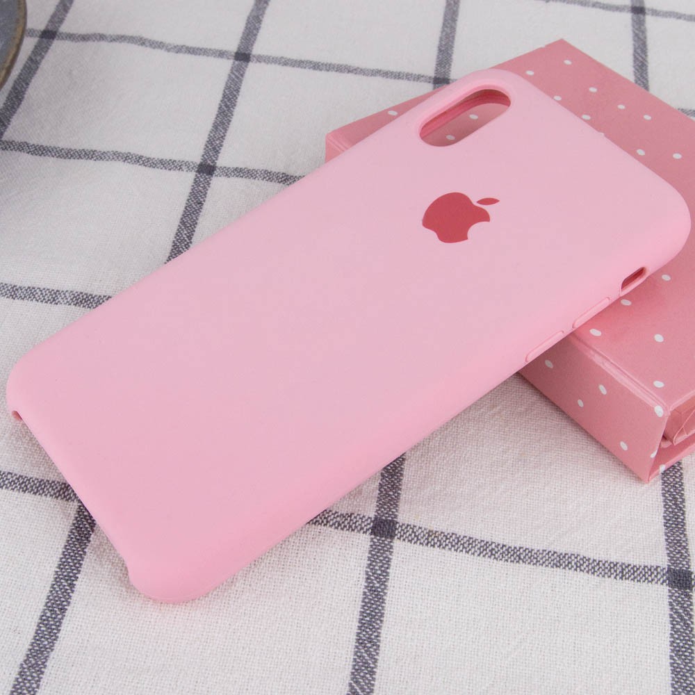 Silicone Case (AA) для iPhone XR (6.1") (Pink)-1