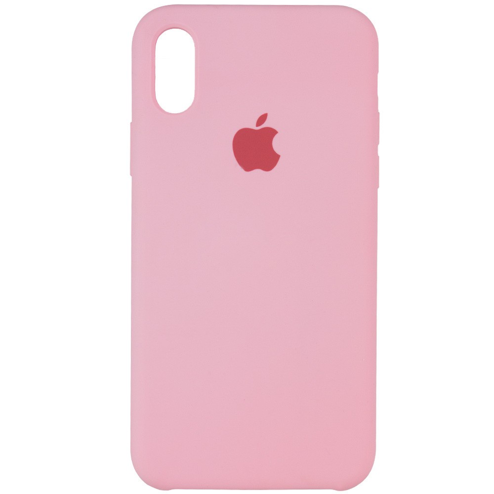 Silicone Case (AA) для iPhone XR (6.1") (Pink)-0