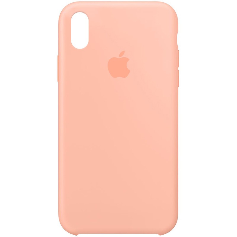 Silicone Case (AA) для iPhone XR (6.1") (Grapefruit)-0