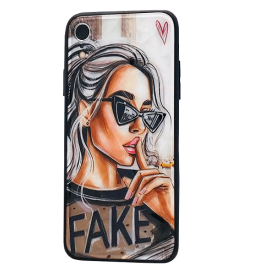 Накладка Ladies для IPhone Xr "Fake"-0