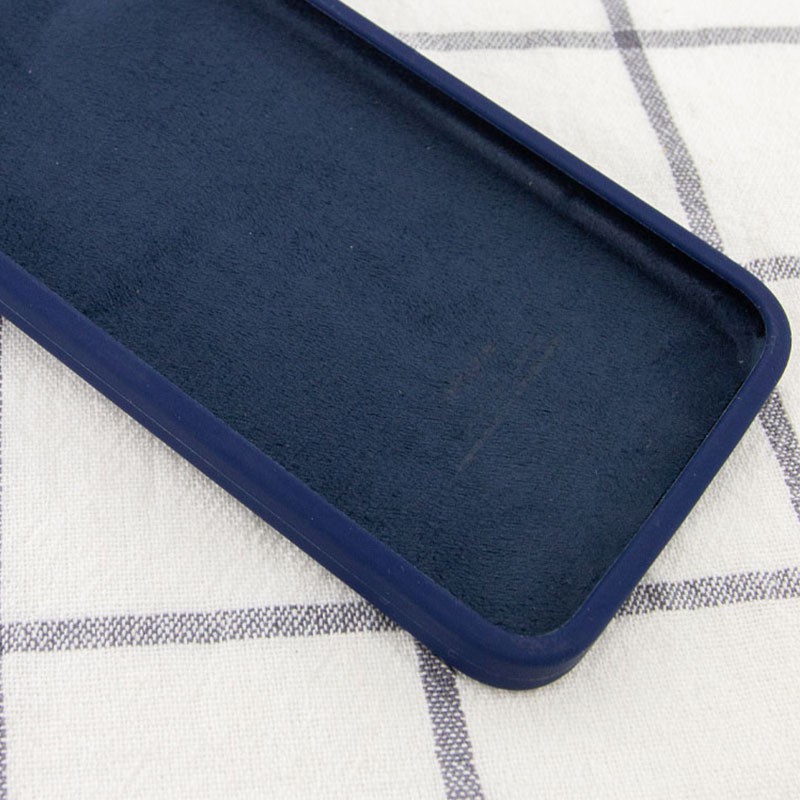 Silicone Case Square Full Camera Protective (AA) для iPhone XR (6.1")  (Midnight blue)-2