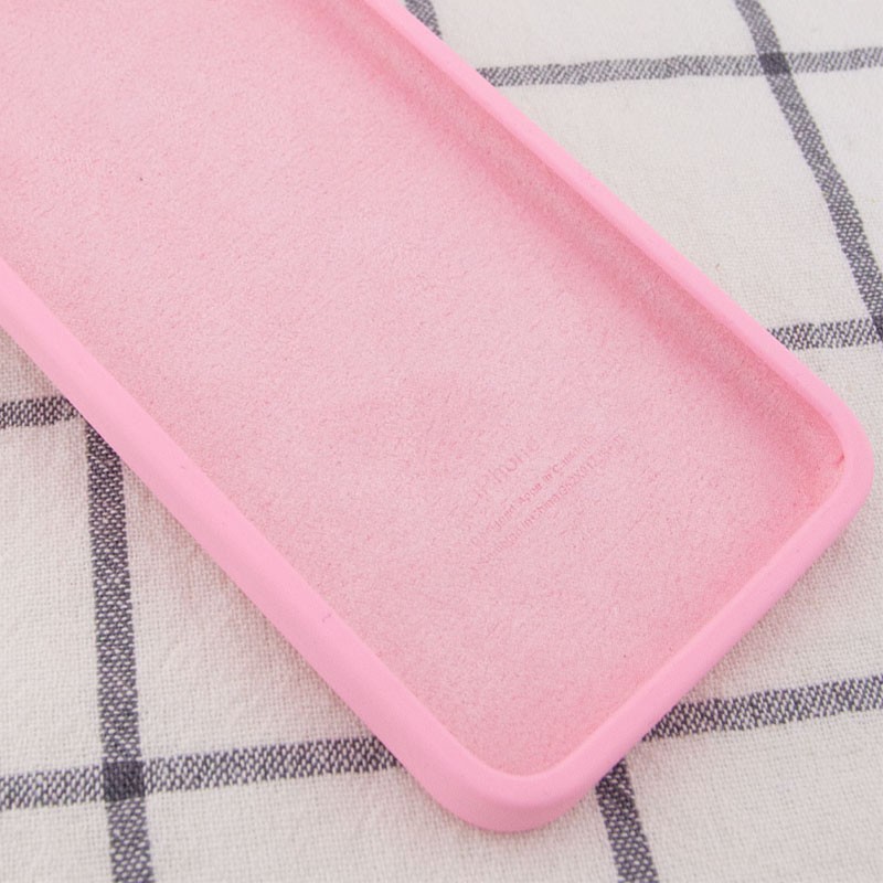 Silicone Case Square Full Camera Protective (AA) для iPhone XR (6.1")  (Light pink)-2