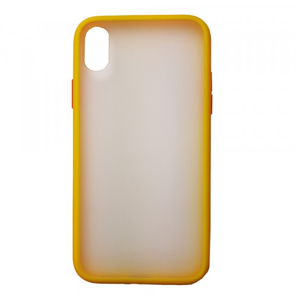 Накладка Totu Gingle для IPhone XR yellow/red-0