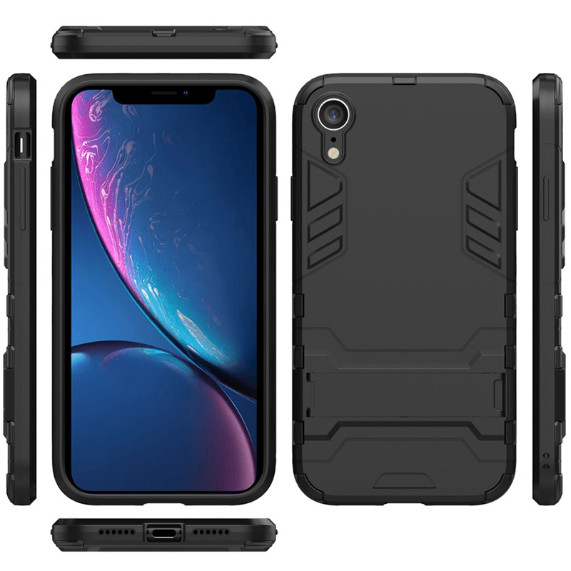 Накладка Hard Defence для IPhone Xr чорна-0
