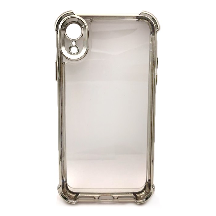 Накладка WXD Electroplated Side Colors для Iphone Xr (Срібляста)-0