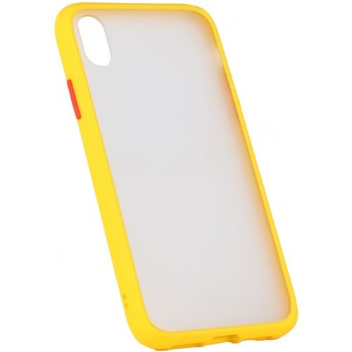 Накладка Totu Gingle для IPhone X/Xs yellow/red-0