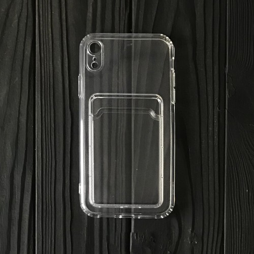 Накладка Space Card Pocket для Iphone Xr (силікон)-0