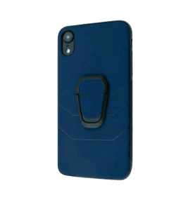 Накладка EQE Leather для IPhone Xr синя-0