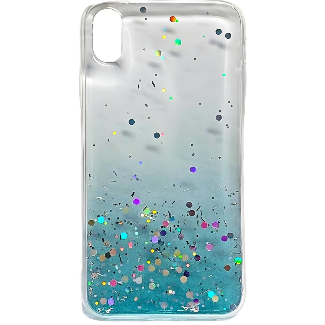 Накладка Crystal Shine для Iphone XR Blue-0