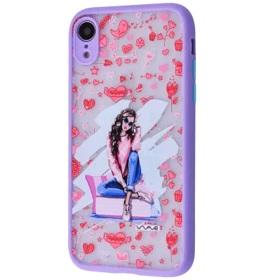 WAVE Cartoon Case  iPhone Xr (heart overload)-0