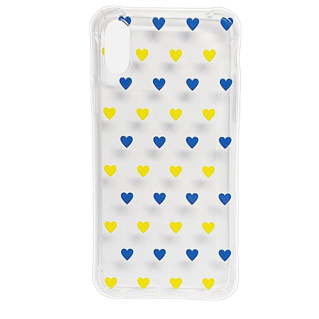 Накладка  WAVE Patriot Clear Case для Iphone X/Xs (ua hearts)-0