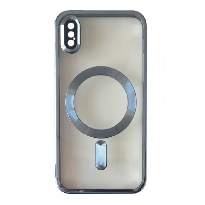 Накладка SHINING Camera MagSafe для iPhone Xr Silver-0