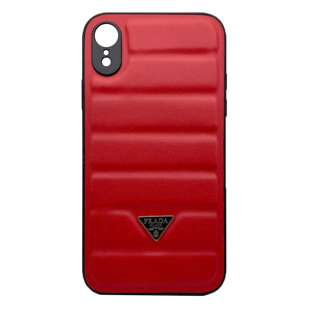 Накладка Prada для iPhone Xr (Red)-0