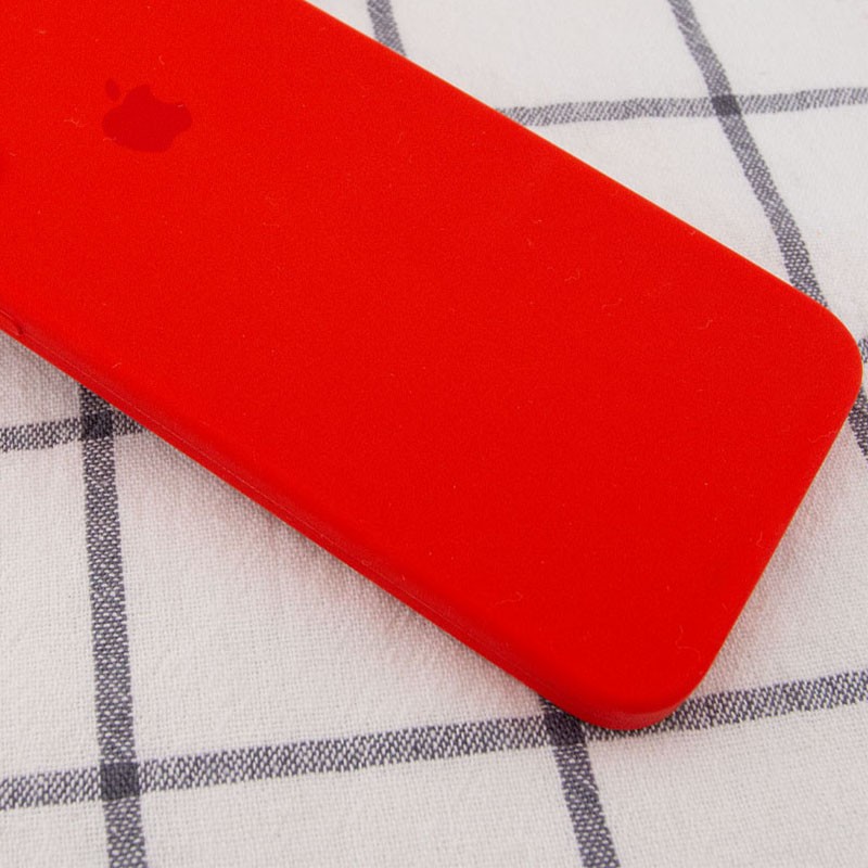 Silicone Case Square Full Camera Protective (AA) для iPhone XR (6.1")  (Red)-2