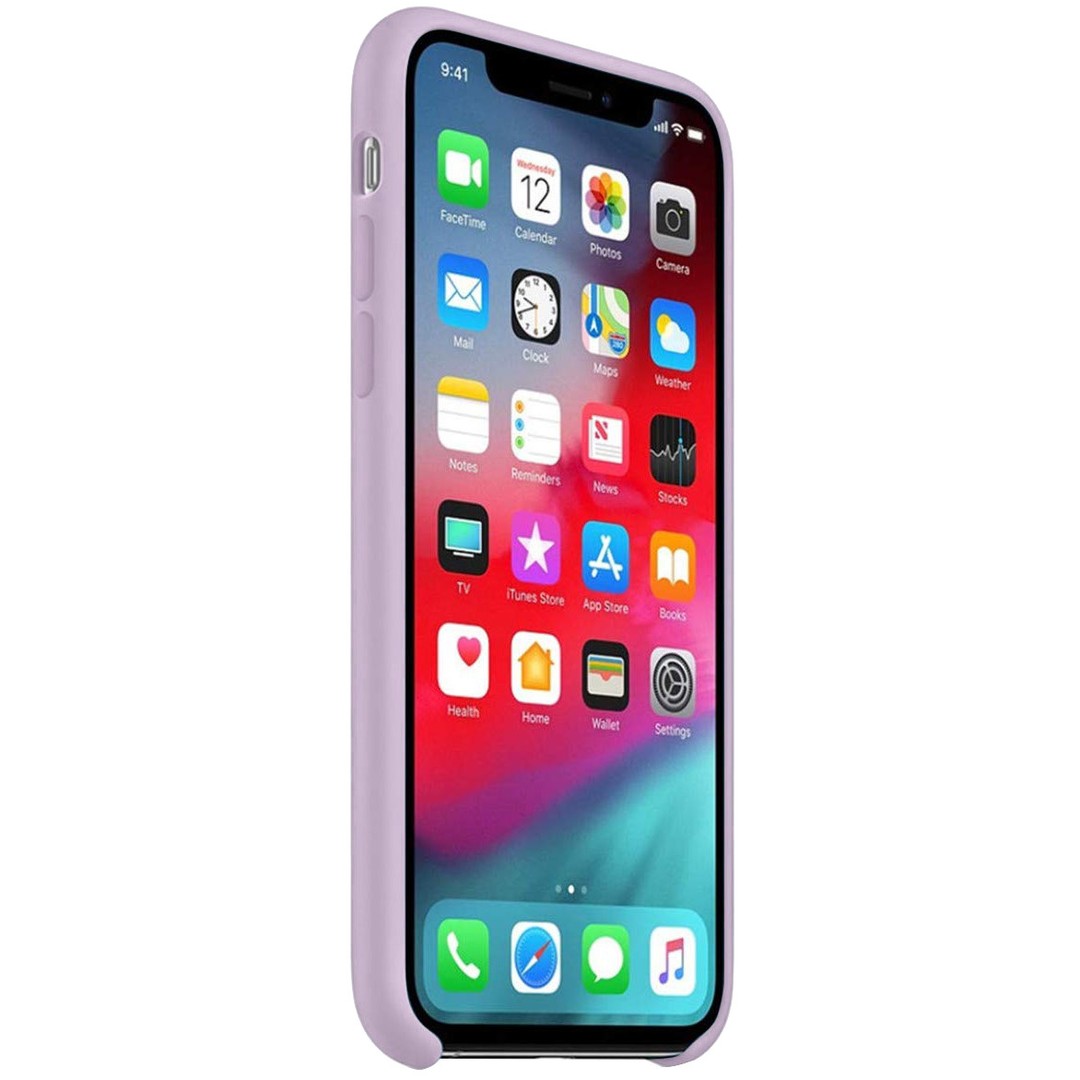 Silicone Case (AA) для iPhone XR (6.1") (Lavender)-2