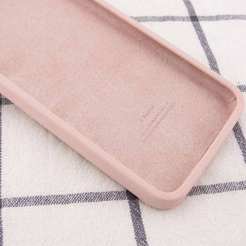 Silicone Case Square Full Camera Protective (AA) для iPhone XR (6.1")  (Pink Sand)-2