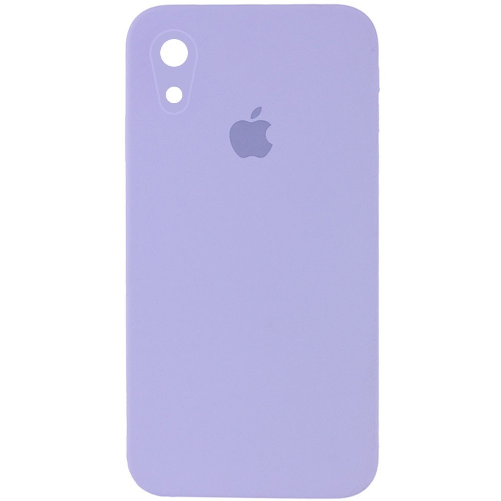 Silicone Case Square Full Camera Protective (AA) для iPhone XR (6.1")  (Dasheen)-0