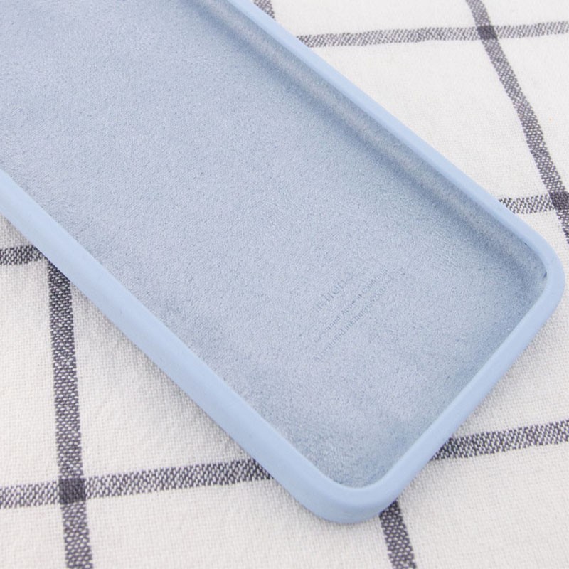 Silicone Case Square Full Camera Protective (AA) для iPhone XR (6.1")  (Mist Blue)-2