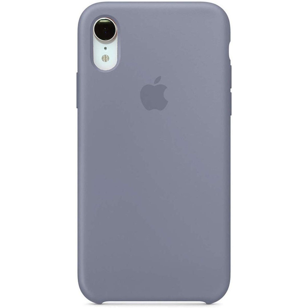 Silicone Case (AA) для iPhone XR (6.1") (Lavender Grey)-0