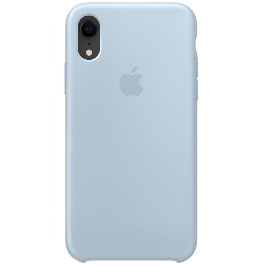 Silicone Case (AA) для iPhone XR (6.1") (Mist Blue)-0