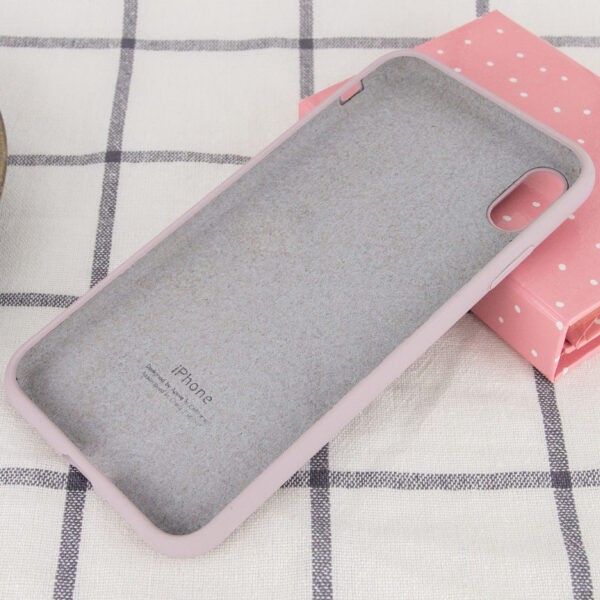 Silicone Case Full Protective (AA) для iPhone XR (Lavender)-2