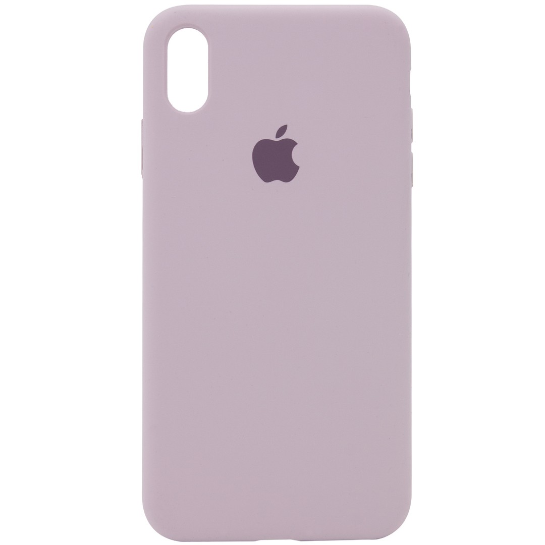 Silicone Case Full Protective (AA) для iPhone XR (Lavender)-0