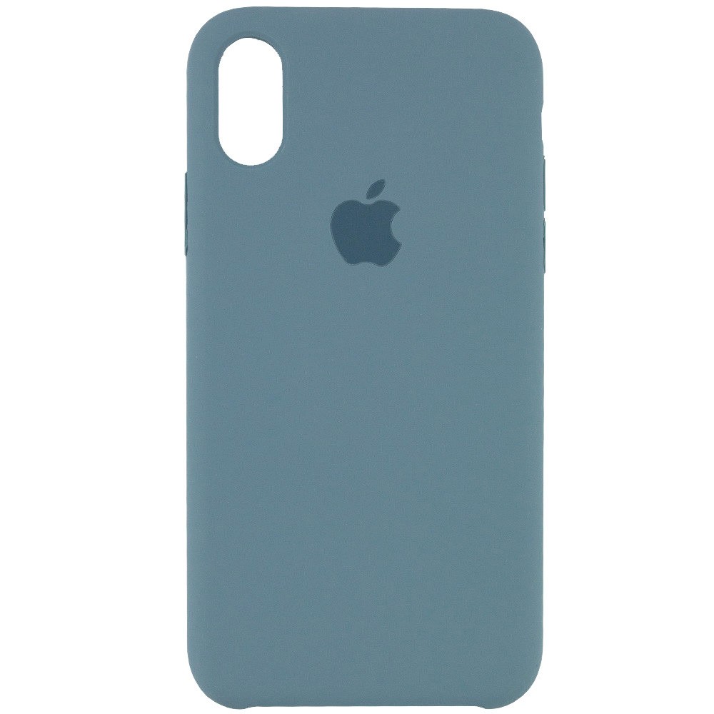 Silicone Case (AA) для iPhone XR (6.1") (Pine Green)-0