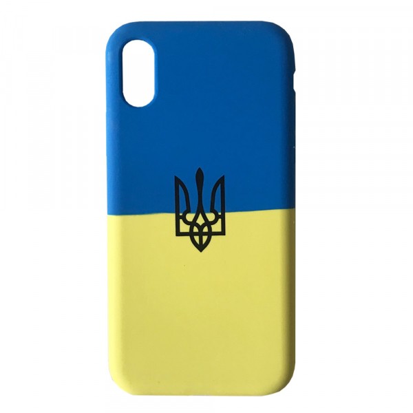 Накладка Full Silicone case Patriot для iPhone Xs max (UA)-0