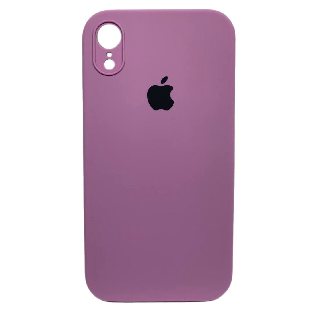 Silicone Case Square Full Camera Protective (AA) для iPhone XR (6.1")  (Rose Blue)-0